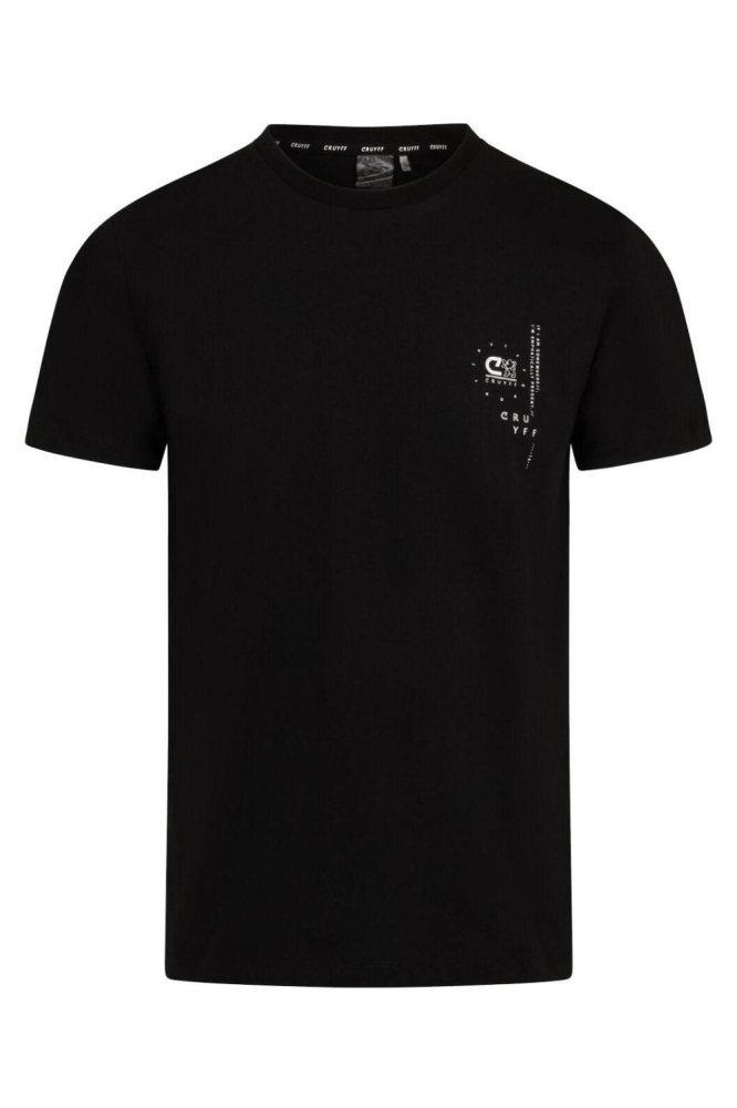 Cruyff zwarte heren t-shirt | Vooraanzicht