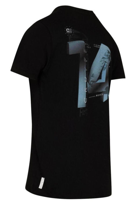 Cruyff zwarte heren t-shirt | Achteraanzicht