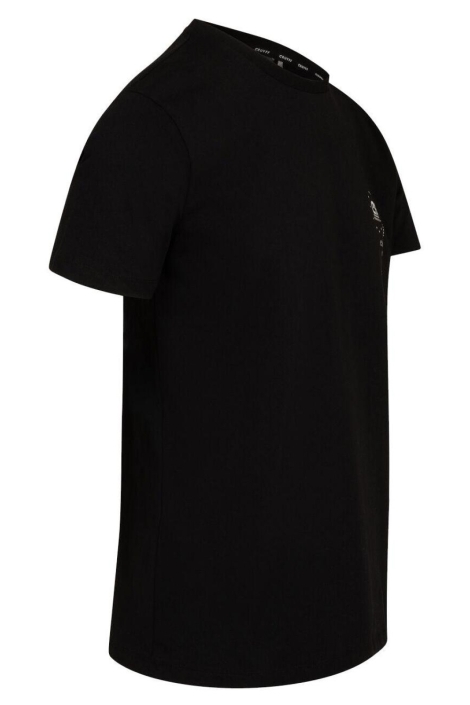Cruyff zwarte heren t-shirt | Zijaanzicht