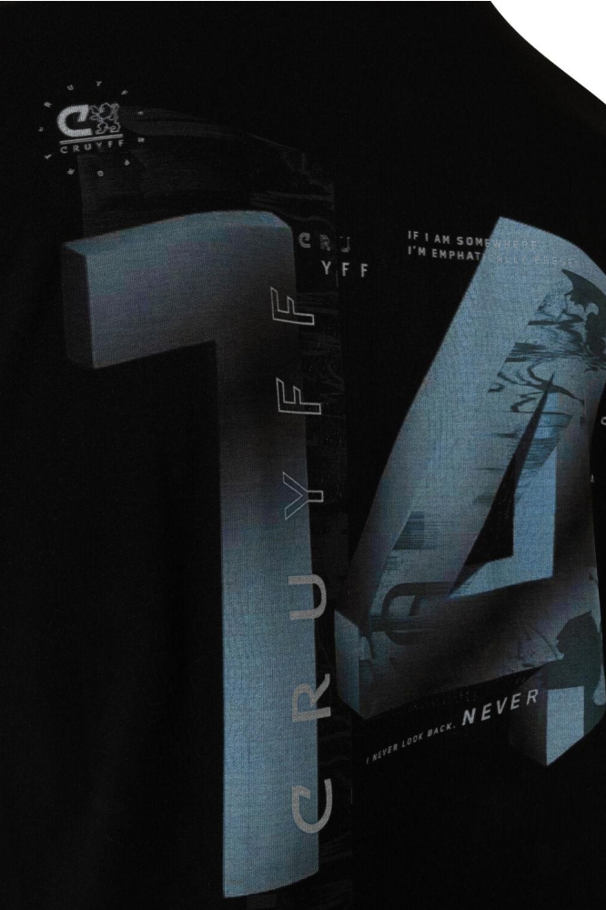 Cruyff zwarte heren t-shirt | Unique Selling Point