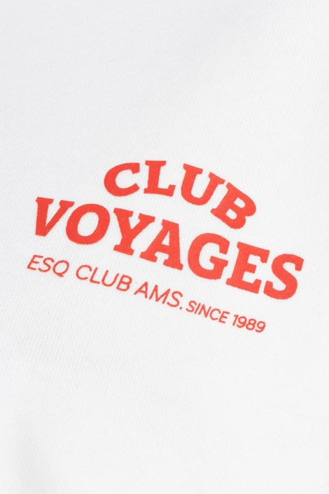 EsQualo witte dames t-shirt | Close up