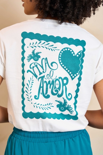 Lofty Manner T SHIRT ELINEA RB15 WHITE