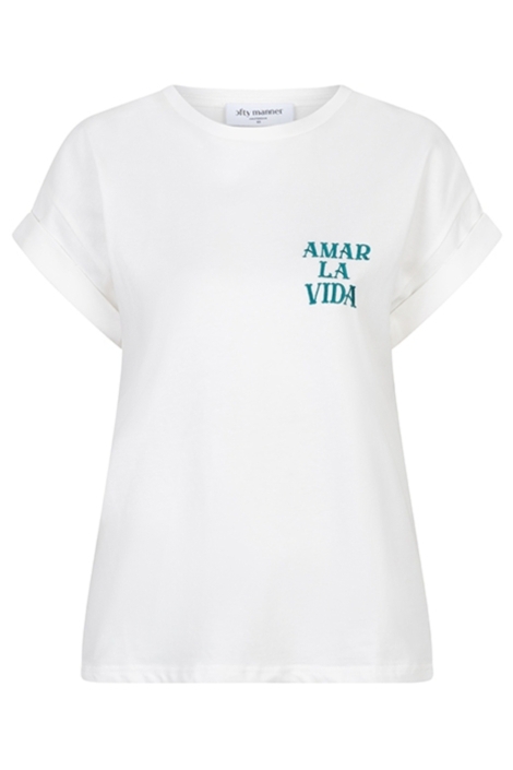 Lofty Manner witte dames t-shirt | Vooraanzicht