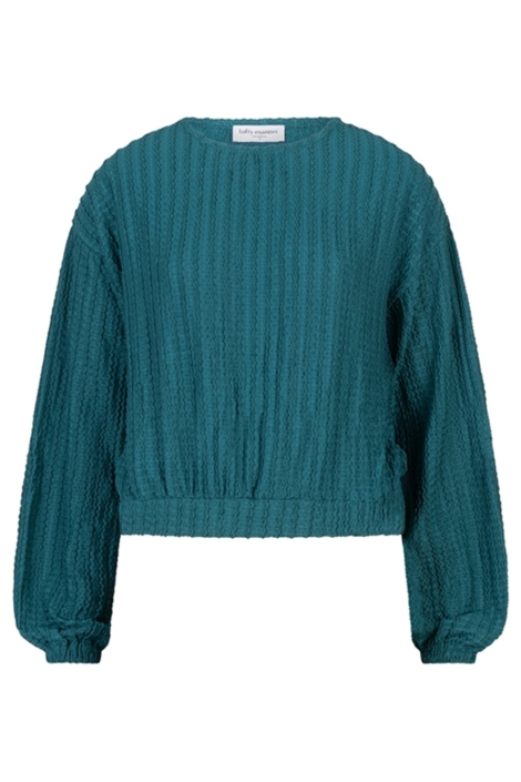 Lofty Manner groene dames t-shirt | Vooraanzicht