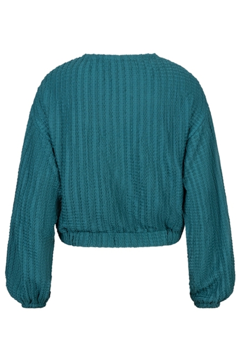 Lofty Manner groene dames t-shirt | Achteraanzicht