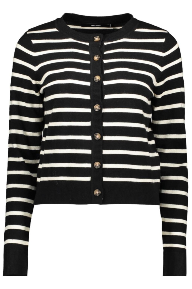 Vero Moda zwarte dames vest | Vooraanzicht