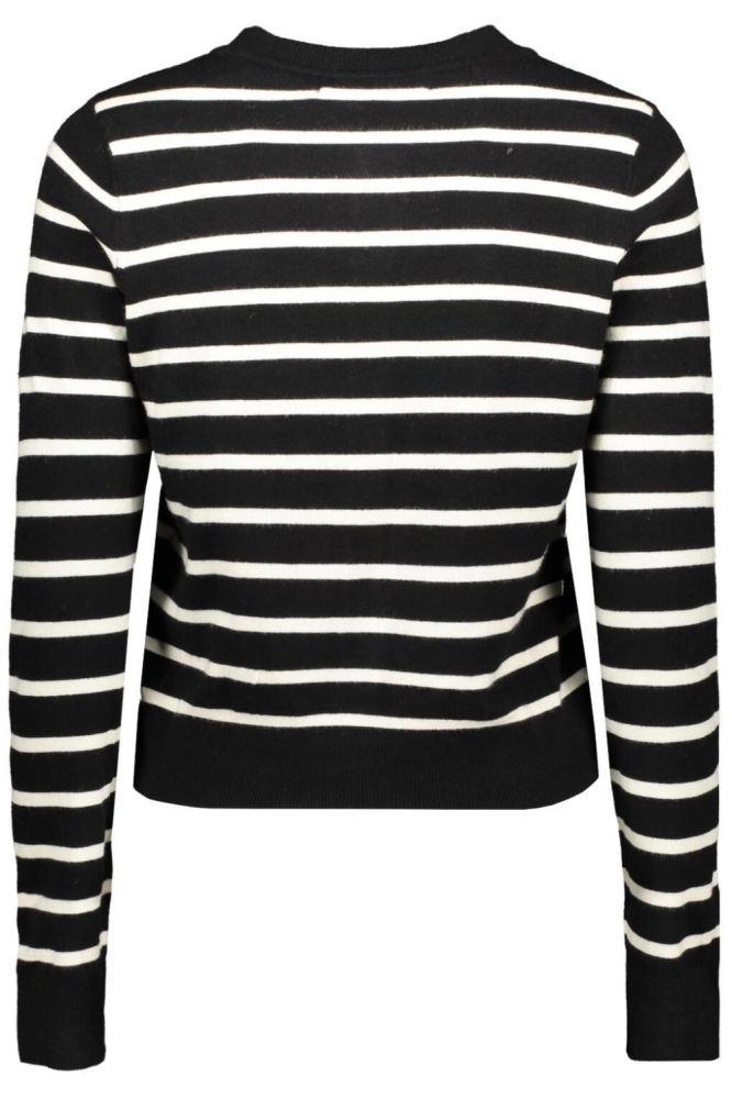 Vero Moda zwarte dames vest | Achteraanzicht