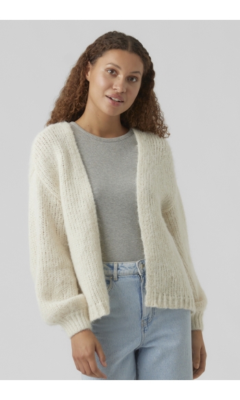 VMMAYBE LS OPEN CARDIGAN NOOS 10273101 BIRCH