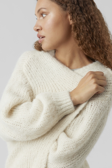 Vero Moda beige dames vest | Close up