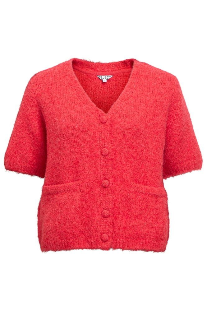 Object rode dames vest | Vooraanzicht