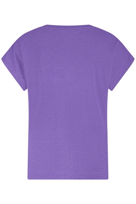 Lady Day paarse dames t-shirt | Achteraanzicht