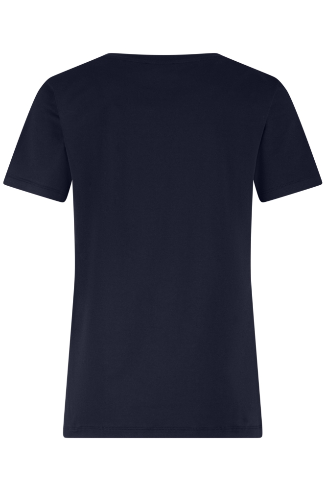 Lady Day blauwe dames t-shirt | Achteraanzicht