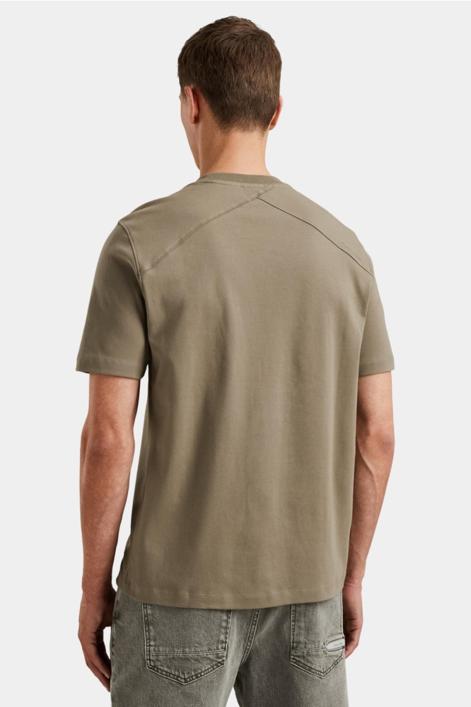 Cast Iron groene heren t-shirt | Achteraanzicht