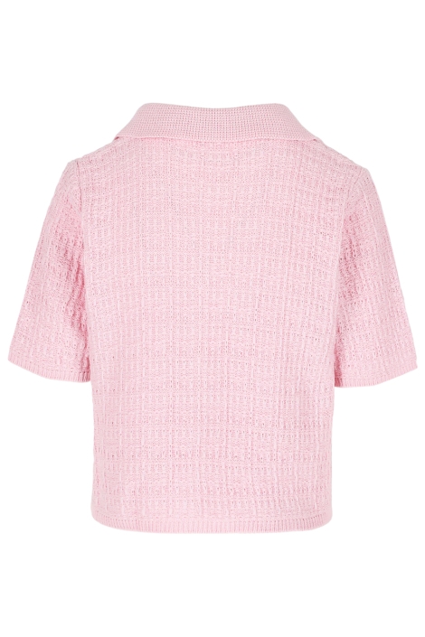 LolaLiza roze dames vest | Achteraanzicht