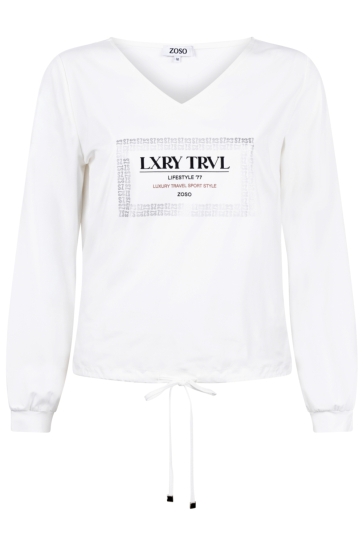 Zoso T-shirt FAME 255 0005 OFF WHITE