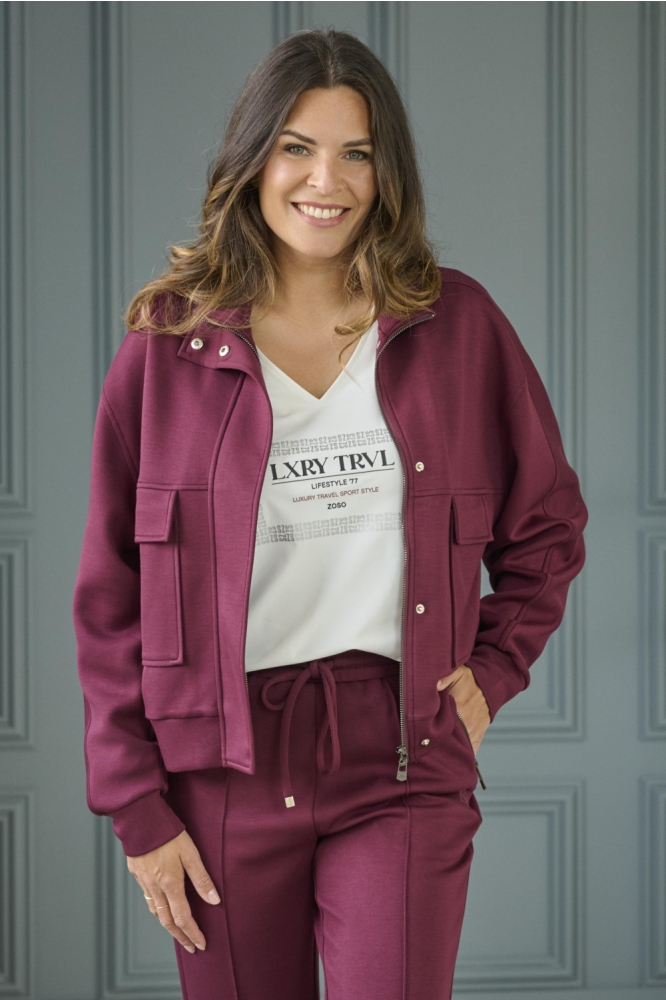 Zoso witte dames t-shirt | Model