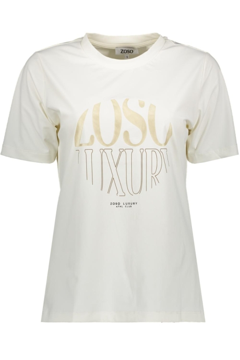 Zoso witte dames t-shirt | Vooraanzicht