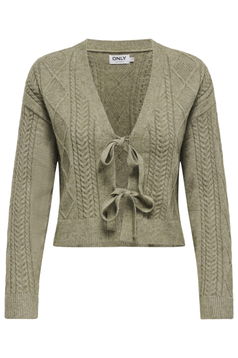 Only groene dames vest | Vooraanzicht