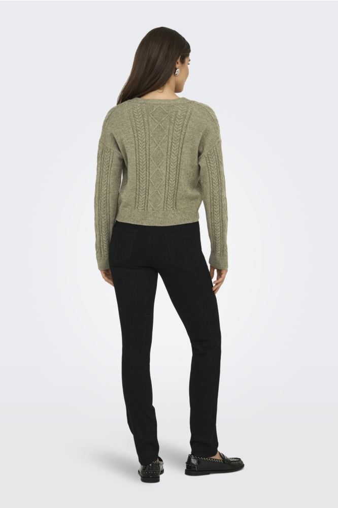 Only groene dames vest | Model