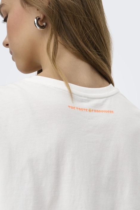 Only witte dames t-shirt | Close up