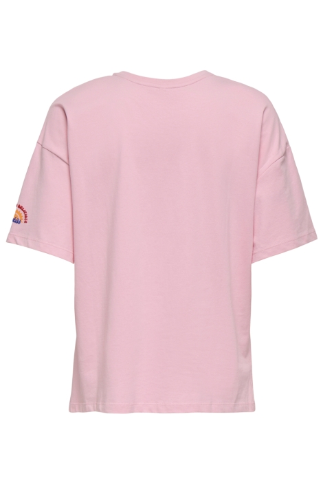 Only roze dames t-shirt | Achteraanzicht