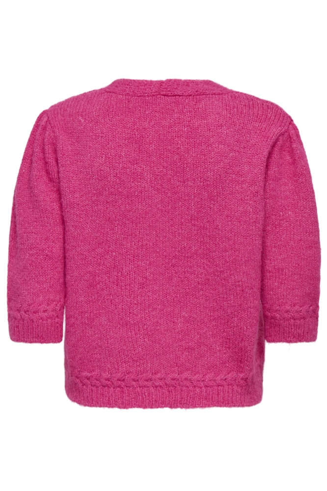 Only roze dames vest | Achteraanzicht