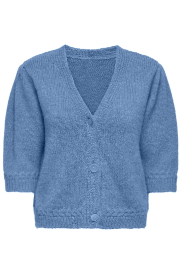 Only onlstarla ss v-neck cardiga cc knt Blauw