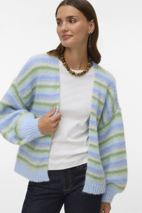 Vero Moda multi color dames vest | Model vooraanzicht