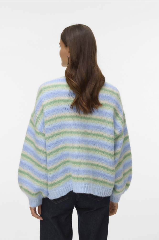 Vero Moda multi color dames vest | Model achteraanzicht