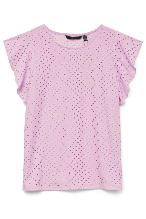 Vero Moda roze dames t-shirt | Vooraanzicht