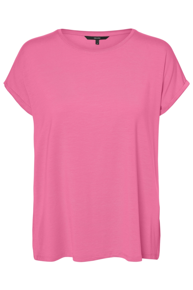Vero Moda roze dames t-shirt | Vooraanzicht