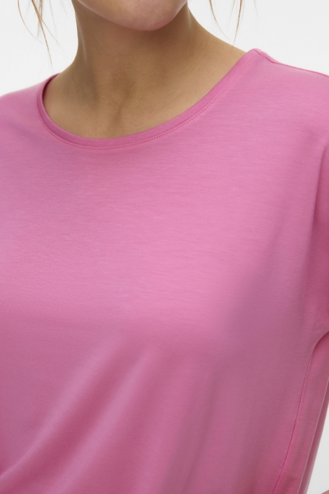 Vero Moda roze dames t-shirt | Close up