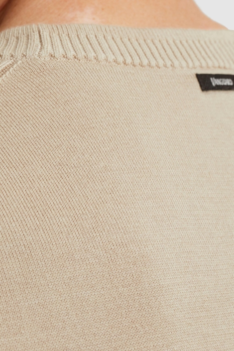 Vanguard beige heren t-shirt | Kleurstaal