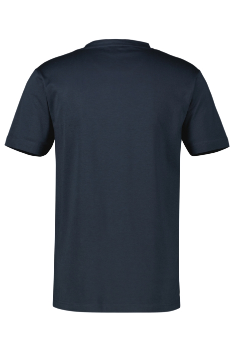 Lerros blauwe heren t-shirt | Achteraanzicht