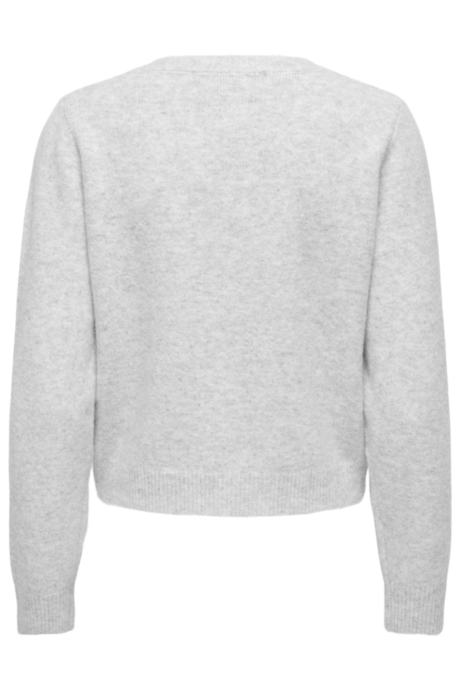 Jacqueline de Yong grijze dames vest | Achteraanzicht