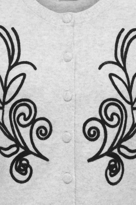 Jacqueline de Yong grijze dames vest | Unique Selling Point