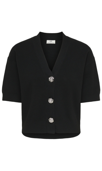 JDYPRIME LIFE 2/4 V-NECK CARDIGAN K 15366193 BLACK