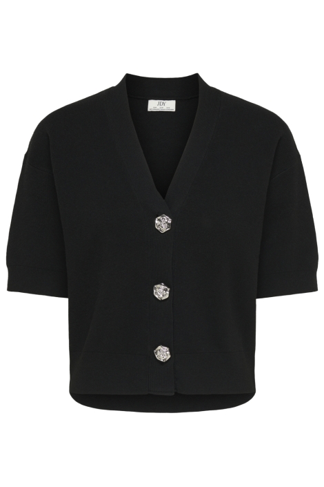 Jacqueline de Yong zwarte dames vest | Vooraanzicht