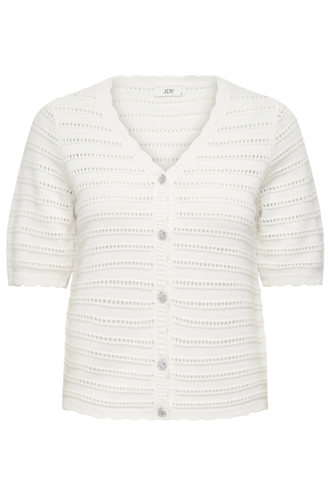 Jacqueline de Yong witte dames vest | Vooraanzicht