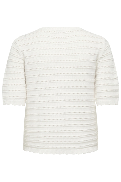 Jacqueline de Yong witte dames vest | Achteraanzicht