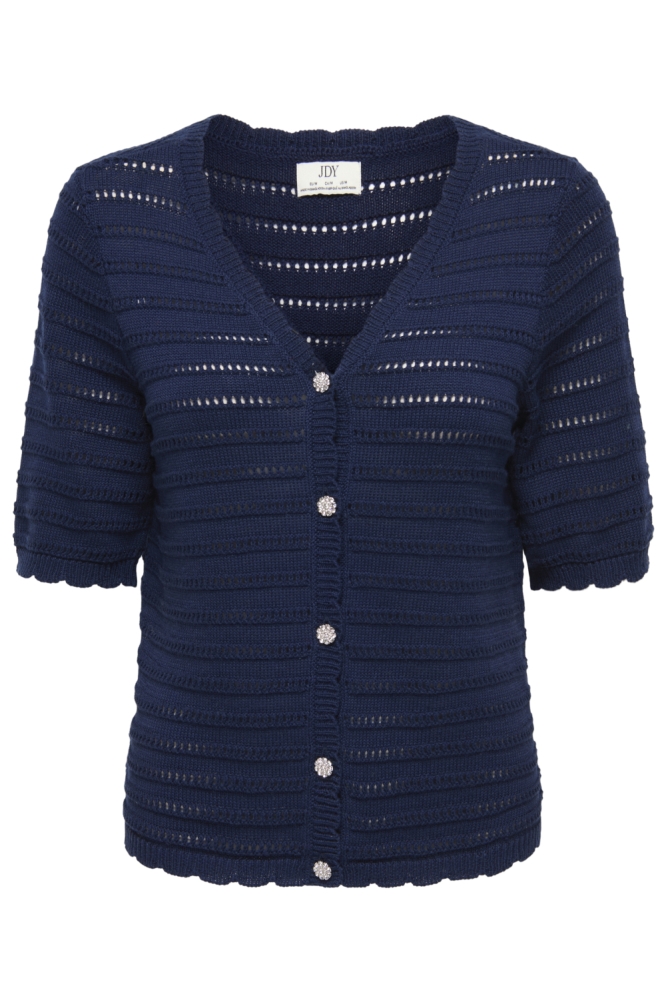 Jacqueline de Yong blauwe dames vest | Vooraanzicht