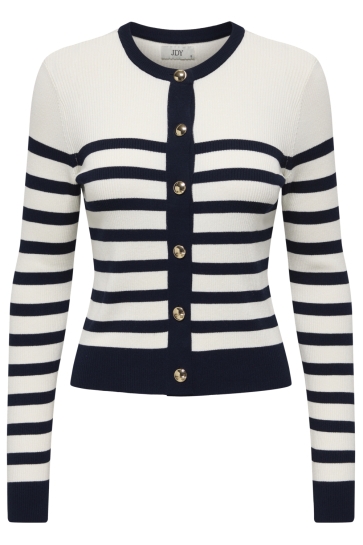 Jacqueline de Yong jdygaby l/s o-neck cardigan knt Wit