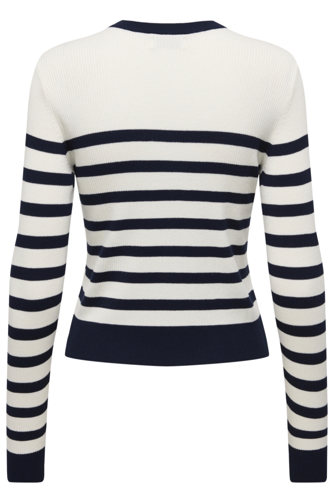 Jacqueline de Yong witte dames vest | Achteraanzicht