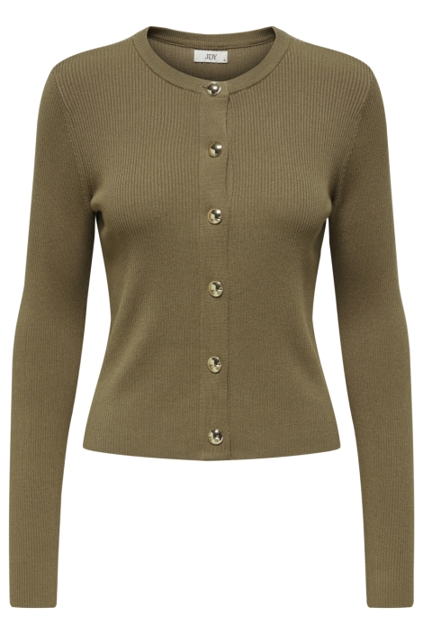 Jacqueline de Yong groene dames vest | Vooraanzicht
