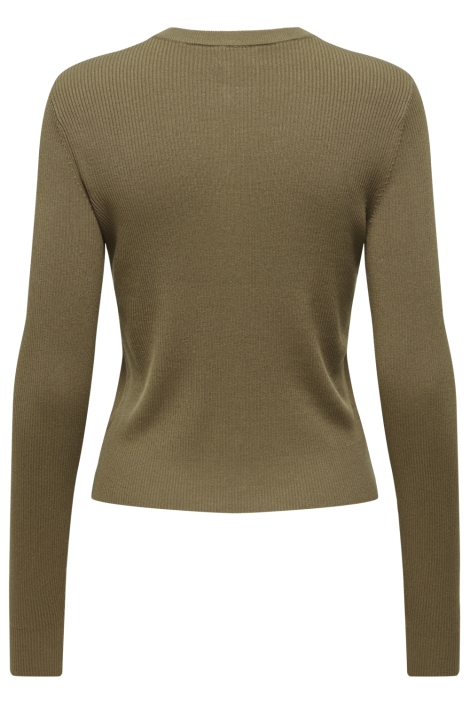Jacqueline de Yong groene dames vest | Achteraanzicht