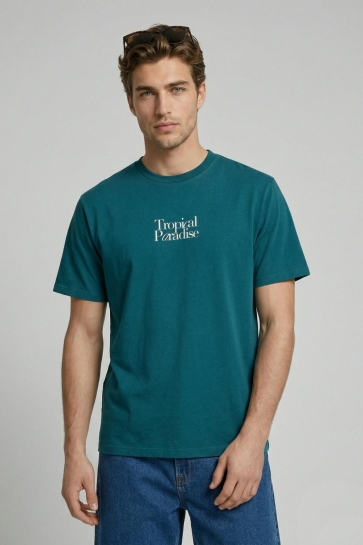 JJ Rebel jrebchristian ss tee Groen