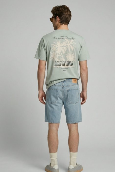 JJ Rebel groene heren t-shirt | Model