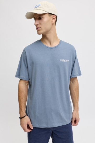 JJ Rebel JREBZACK TEE SS CREW NECK NOOS 12279441 FADED DENIM