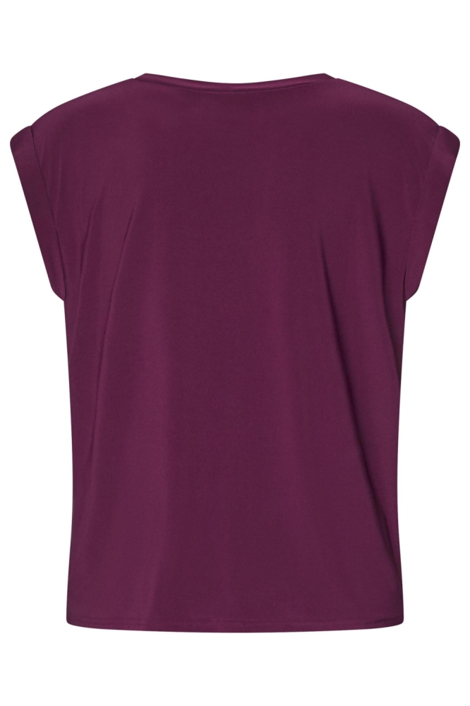 SisterS point bordeaux dames t-shirt | Achteraanzicht