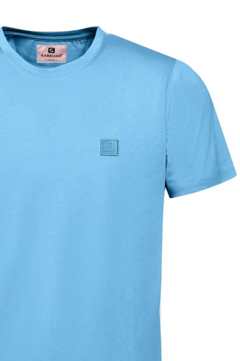 Gabbiano blauwe heren t-shirt | Close up